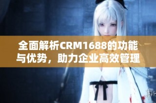 全面解析CRM1688的功能与优势，助力企业高效管理客户关系