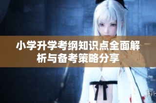 小学升学考纲知识点全面解析与备考策略分享