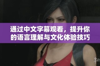 通过中文字幕观看，提升你的语言理解与文化体验技巧