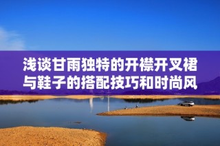 浅谈甘雨独特的开襟开叉裙与鞋子的搭配技巧和时尚风格选择