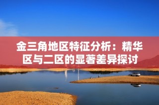 金三角地区特征分析：精华区与二区的显著差异探讨
