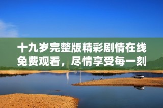 十九岁完整版精彩剧情在线免费观看，尽情享受每一刻精彩内容