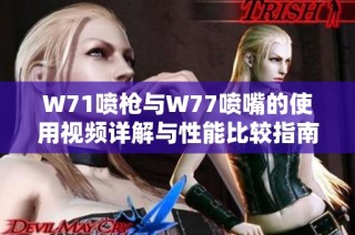 W71喷枪与W77喷嘴的使用视频详解与性能比较指南