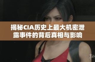 揭秘CIA历史上最大机密泄露事件的背后真相与影响