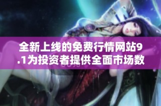 全新上线的免费行情网站9.1为投资者提供全面市场数据解析