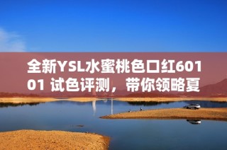 全新YSL水蜜桃色口红60101 试色评测，带你领略夏日柔美妆感