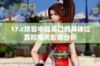 17.c项目中起草口的具体位置和相关影响分析