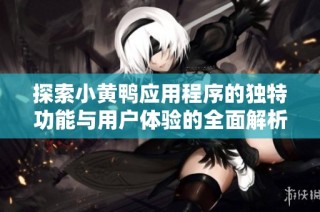 探索小黄鸭应用程序的独特功能与用户体验的全面解析