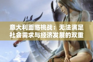 意大利面临挑战：无法满足社会需求与经济发展的双重压力