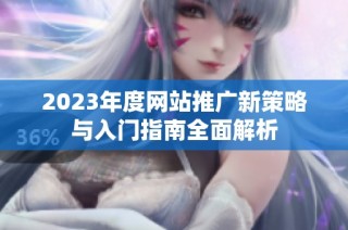 2023年度网站推广新策略与入门指南全面解析