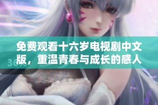 免费观看十六岁电视剧中文版，重温青春与成长的感人故事