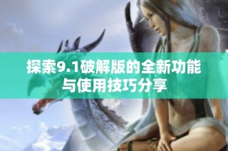 探索9.1破解版的全新功能与使用技巧分享
