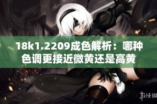 18k1.2209成色解析：哪种色调更接近微黄还是高黄