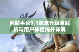 网站平台9.1版本升级全解析与用户体验提升详解