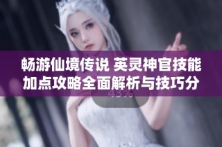 畅游仙境传说 英灵神官技能加点攻略全面解析与技巧分享
