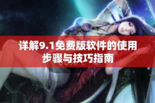 详解9.1免费版软件的使用步骤与技巧指南