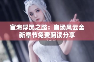 宦海浮沉之路：官场风云全新章节免费阅读分享