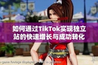 如何通过TikTok实现独立站的快速增长与成功转化