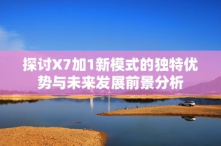 探讨X7加1新模式的独特优势与未来发展前景分析