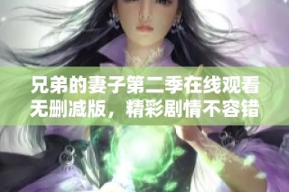 兄弟的妻子第二季在线观看无删减版，精彩剧情不容错过