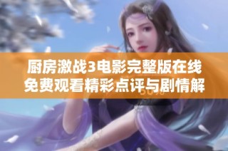 厨房激战3电影完整版在线免费观看精彩点评与剧情解析