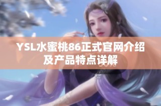 YSL水蜜桃86正式官网介绍及产品特点详解