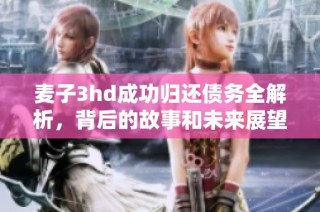 麦子3hd成功归还债务全解析，背后的故事和未来展望