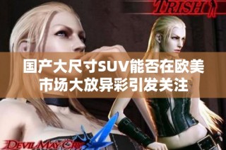 国产大尺寸SUV能否在欧美市场大放异彩引发关注