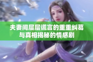 夫妻间层层谎言的重重纠葛与真相揭秘的情感剧
