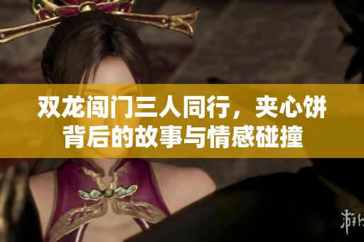 双龙闯门三人同行，夹心饼背后的故事与情感碰撞