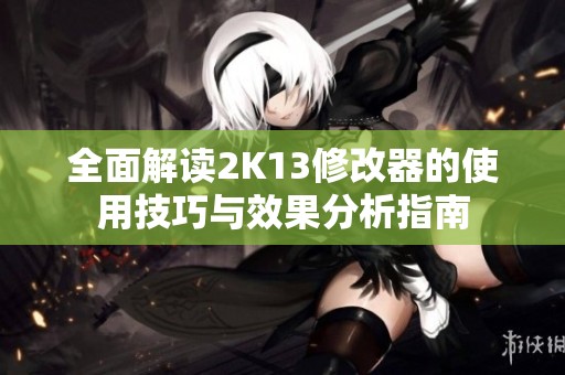 全面解读2K13修改器的使用技巧与效果分析指南