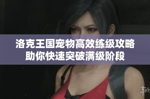 洛克王国宠物高效练级攻略助你快速突破满级阶段