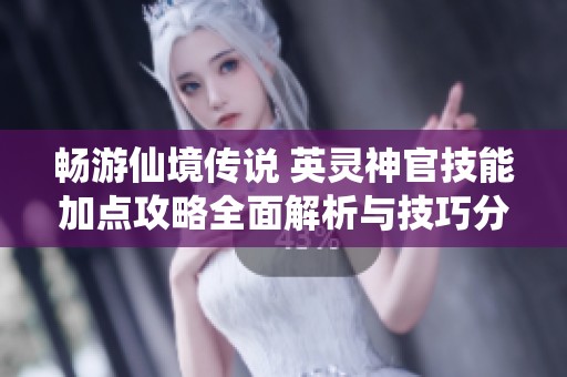 畅游仙境传说 英灵神官技能加点攻略全面解析与技巧分享