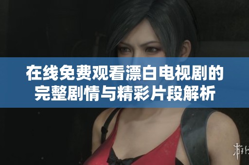 在线免费观看漂白电视剧的完整剧情与精彩片段解析