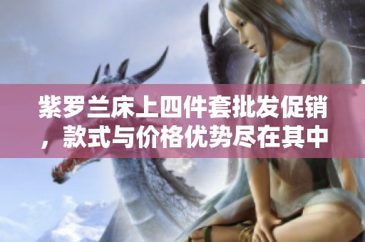紫罗兰床上四件套批发促销，款式与价格优势尽在其中