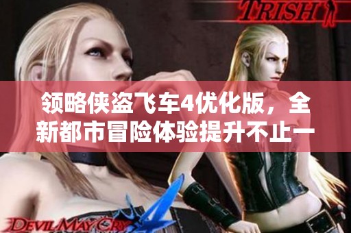 领略侠盗飞车4优化版，全新都市冒险体验提升不止一步！