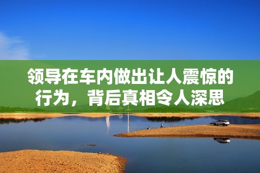 领导在车内做出让人震惊的行为，背后真相令人深思