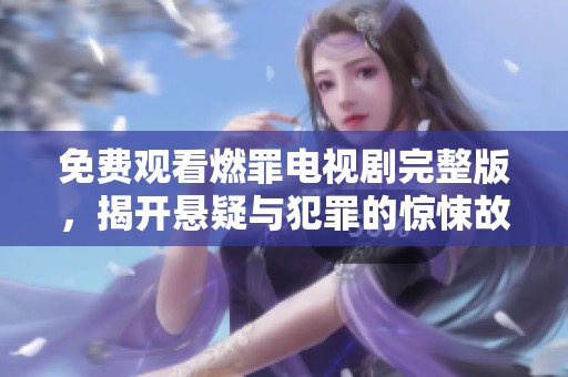 免费观看燃罪电视剧完整版，揭开悬疑与犯罪的惊悚故事