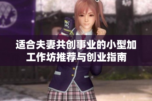 适合夫妻共创事业的小型加工作坊推荐与创业指南