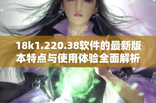 18k1.220.38软件的最新版本特点与使用体验全面解析