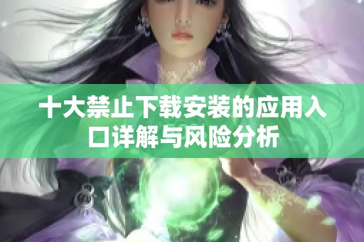 十大禁止下载安装的应用入口详解与风险分析
