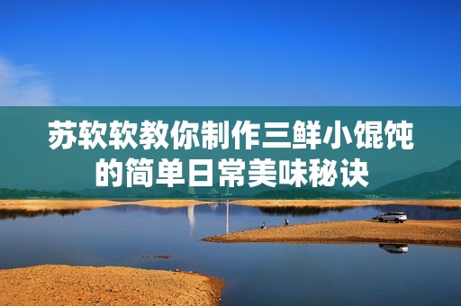 苏软软教你制作三鲜小馄饨的简单日常美味秘诀