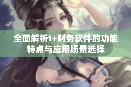 全面解析t+财务软件的功能特点与应用场景选择