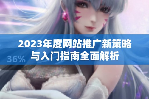 2023年度网站推广新策略与入门指南全面解析