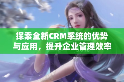 探索全新CRM系统的优势与应用，提升企业管理效率